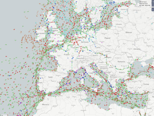 Schiffbewegungen Live Map